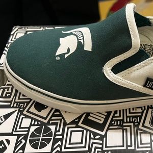 Woman’s canvas slip on